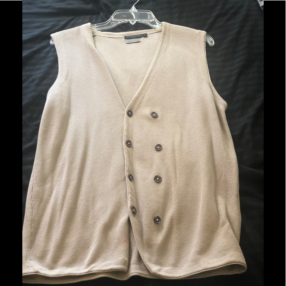 100% Italian Cotton Sport Vest Size L